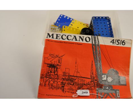 SMALL QUANTITY OF MECCANO AND 4/5/6 MANUAL
