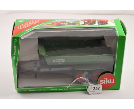 SIKU FARMER MODEL 2871 HALFPIPE TIPPER TRAILER SCALE 1:32 BOXED