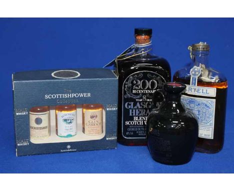 LOT OF WHISKY AND OTHER SPIRITS
To include three Bell's decanters, Glasgow Herald Bicentenary Blended Scotch Whisky, three bo