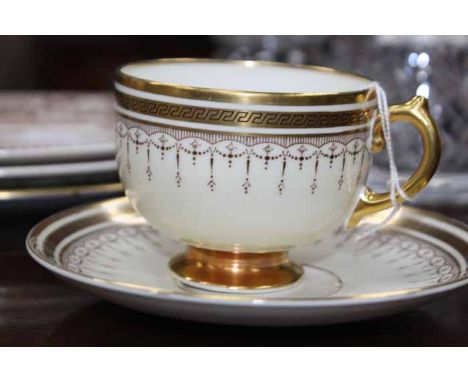 GROSVENOR CHINA TEA SET 
six cups, six saucers, cake plate 