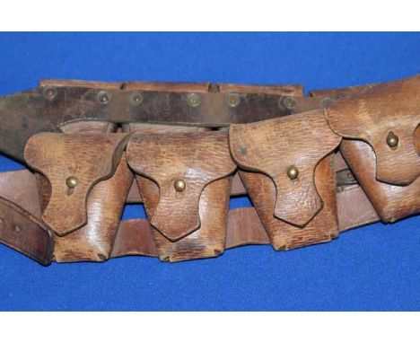 M A RISK 1915 NINE POUCH AMMUNITION HOLDER BANDOLIER 