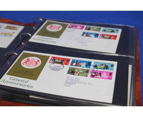 LOT OF FIRST DAY COVERS 
four albums