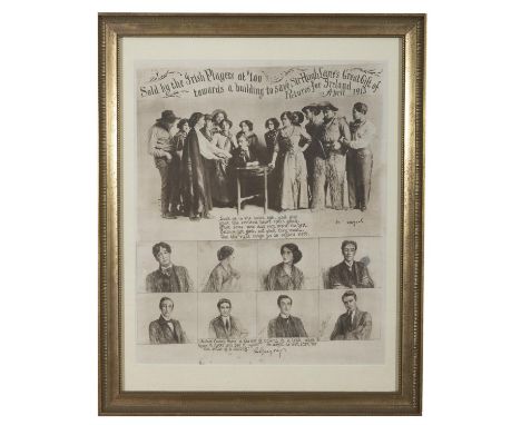 HUGH LANE'S GREAT GIFT OF PICTURES FOR IRELAND HANDKERCHIEF'Sold By The Irish Players At $1.00 Towards A Building To Save Sir