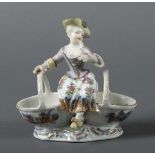 Figürliche Saliere Wohl Meissen,