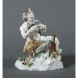 "Faun mit Flöte" Meissen, wohl