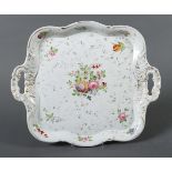 Tablett mit Blumendekor Friedrich