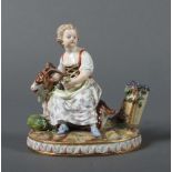 "Mädchen mit Ziegenbock" Meissen,