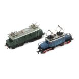 2 x E-Lokomotive Märklin Spur HO, 1 x
