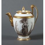 Ziervergoldete Empire-Kanne Ungemarkt,