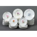 49 Meissen-Teller mit Floraldekor 35x