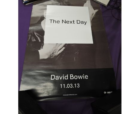 David Bowie ' next day ' rare shop promo poster - hard to find item