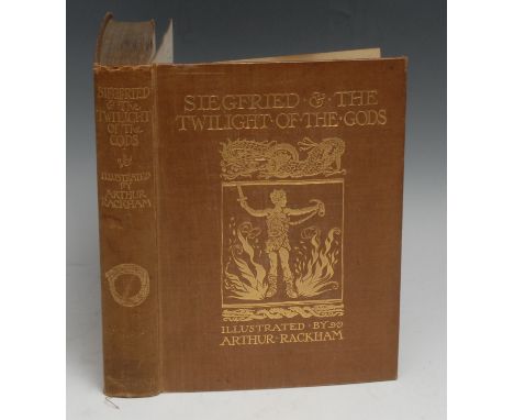 Wagner (Richard), Rackham (Arthur), &amp; Armour (Margaret, translator), Siegfried &amp; The Twilight of the Gods, first edit