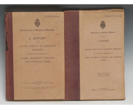 Natural History - Colonial Africa, Zimbabwe/Zambia - Government of Northern Rhodesia/A Report on a Faunal Survey of Northern 