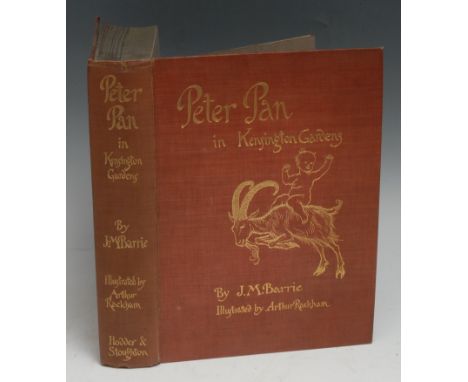 Barrie (J.M.) &amp; Rackham (Arthur, illustrator), Peter Pan in Kensington Gardens, first edition thus, London: Hodder &amp; 