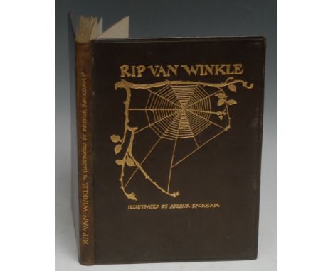 Irving (Washington) &amp; Rackham (Arthur, illustrator), Rip Van Winkle, first special edition, London: William Heinemann, 19