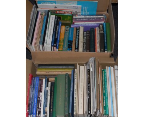 Local Interest - Nottingham, eight boxes of second-hand reference and bookseller's stock, comprising 19th century and later h