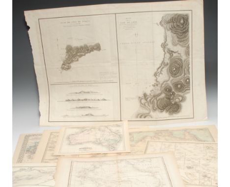 Cartography, Oceania, Polynesia - Jean-François de Galaup, Comte de Lapérouse (1741-?1788), Plan de L'Île de Pâque, [&amp;] P
