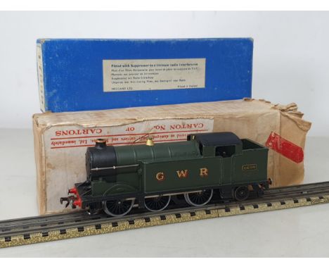 A Hornby Dublo factory repair GWR 0-6-2T, M, chassis shows no signs of use, early horseshoe body without EDL7 under footplate