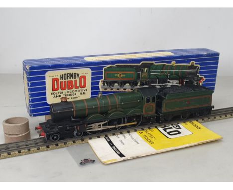 A boxed Hornby Dublo EDLT20 'Bristol Castle', VG, dulling to tender emblem, box VG-Ex, complete with instructions and 'Bristo