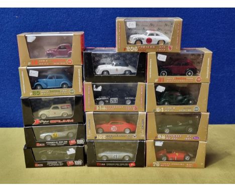 Fourteen boxed Brumm 1:43 scale diecast Vehicles