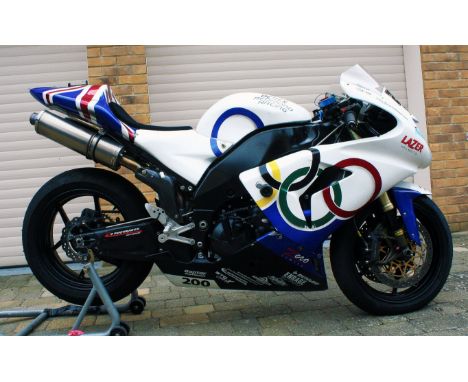 2006/7 Kawasaki ZX10R 998cc Superbike, registration number NOT ROAD REGISTERED, chassis number JKAZXT00DDA0002423, engine num