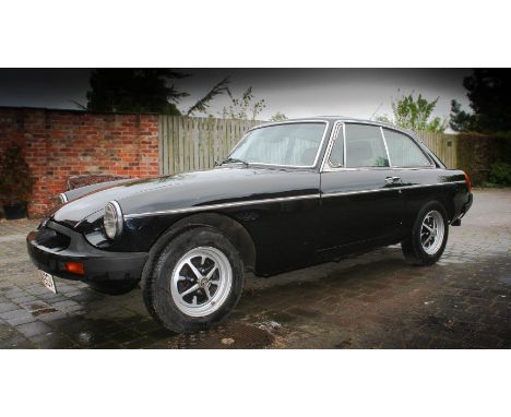 1979 MGB GT 1798cc, registration number KUB 490V, chassis number GVGEJ1AG505364, engine number 33629. The MGB was produced fr