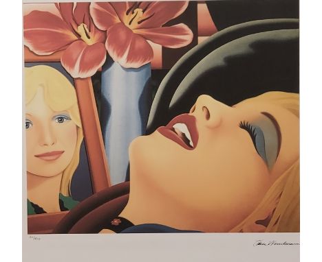 After Tom Wesselman                                                 "Lying nude" Print numbered 3/199, signed in the plate. 5