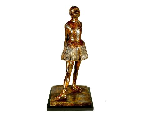 After Edgar Degas                                                                            "Ballerina" Bronze sculpture sig