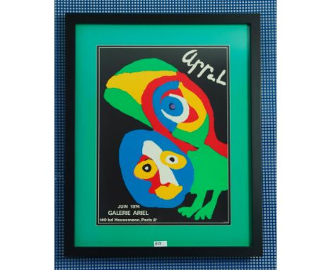 "Cobra Compostion"                                                    Silkscreen print designed in 1974