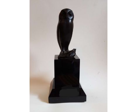 After François Pompon "The Little Owl" Posthume bronze, signed and numbered 8/60Dim : 20 x 10 x 10 cm