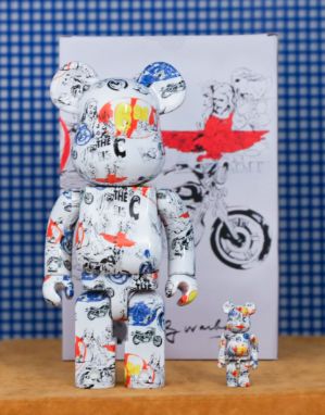 After Andy Warhol "Bearbrick"Statue after Andy Warhol, published by the Andy Warhol Foundation and Médicom,