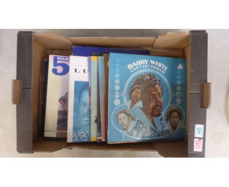Collection of 12" vinyl of Tamla Motown, Soul and R &amp; B from 60's, 70's and 80's to include Michael Jackson, Barry White,