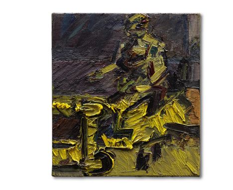 Frank Auerbach (British, born 1931)J.Y.M. Seated in the Studio VI 1988 oil on canvas55.9 by 50.8 cm.22 by 20 in.This work was