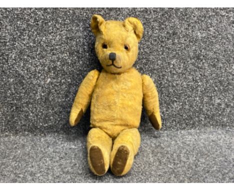 Vintage (1950s or possibly older) brown teddy bear, 40cm