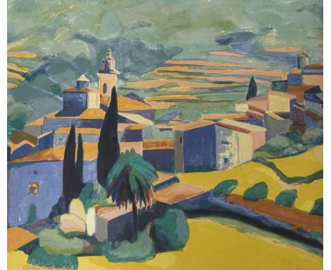 Sue Campion (b.1944), Artists Proof colour lithograph, Mediterranean landscape, signed in pencil, limited edition, VI/XV, 41 