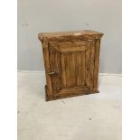 A Victorian pine medicine cupboard, width 39cm, depth 22cm, height 42cm***CONDITION REPORT***