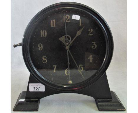 A 20th century 'Watson of London', keyless gravity mantle clock.