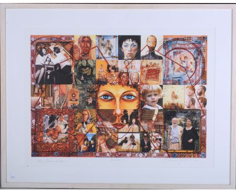 Anthony Green and Mary Cozens-Walker - 'A Ruby Wedding', lithograph, signed by both artists and editioned 30/150 in pencil re