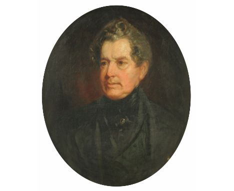 A 19th century oil painting on canvas, portrait of "Fox Maule-Ramsay, 10th Earl of Dalhousie", from the original at Brechin C