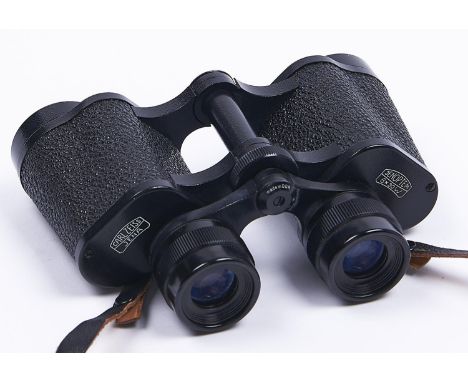 Binoculars. Zeiss Jenoptem 8x30 field glasses, leather case, maker's guarantee and leaflet, leather case 