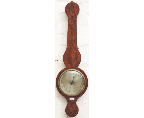 A Victorian mahogany barometer, Zanetti and Agnew Market Street Manchester, mid 19th c, 42.5cm h 