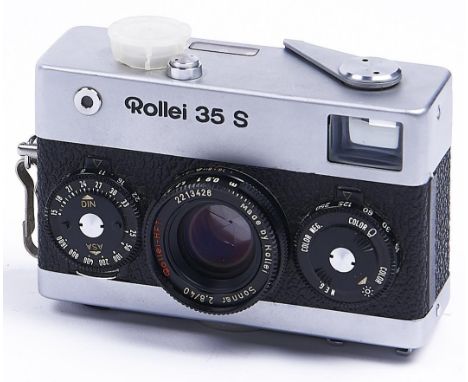 A Rollei 35 S miniature camera, with Rollei Sonnar 40mm F2.8 lens 