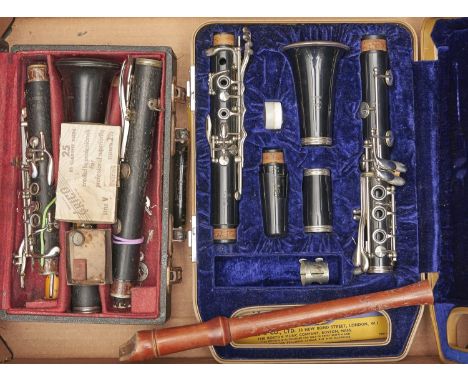 Two clarinets and a recorder 