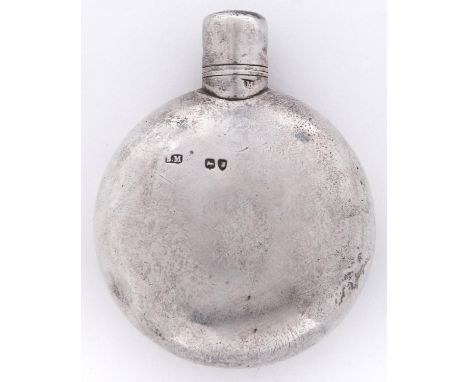 A Victorian silver scent flask, with plain screw cap, 66mm h, by S Mordan &amp; Co, London 1882 