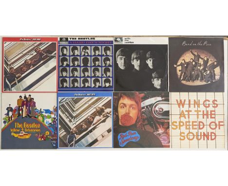 Rock and Pop. The Beatles, eight various vintage albums 