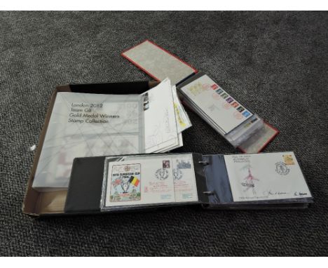 An album of GB &amp; Commonwealth Commemorative and First Day Covers 1980-1989, an album of GB First Day Covers 1989-1995 and