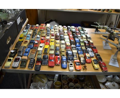 Toys - various loose die cast model classic cars including Solido Renault 8 Gordini, Opal Cadett Coupe GTE, Tucker 1948, Merc