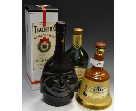 Wines and Spirits - Teachers Highland Cream Scotch whisky, boxed; Bells whisky ; Atholl Brose Scotch liqueur; etc (4 bottles)