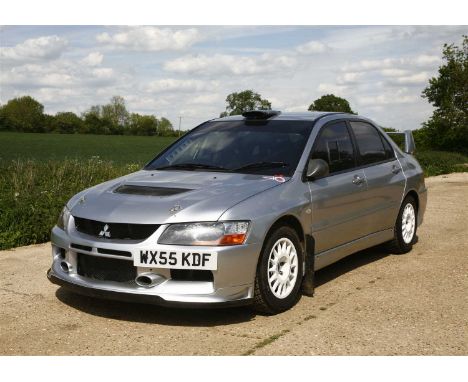 2005 Mitsubishi Evo IX Group N rally car Registration Number: WX55 KDF Chassis Number: CT9A0404276 First registered 6 Decembe