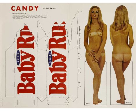 Mel Ramos (American, 1935-2018) CANDY Offset lithograph printed in colours, with central fold as issued, published by The Let